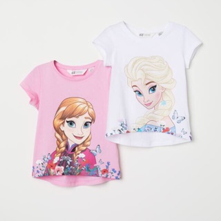 Freeship 99k TQ_Áo cộc HM Elsa Anna đốn tim các cô con gái