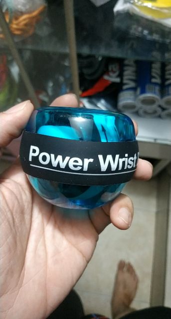 Bóng tập cổ tay, loại tự động, có đèn Power Ball WILDGYRO