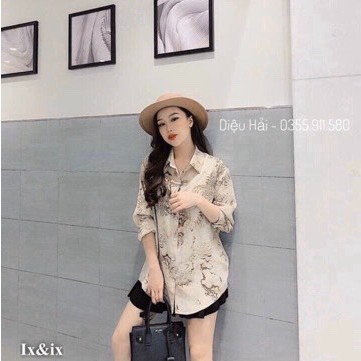 Áo sơ mi loang cho nữ