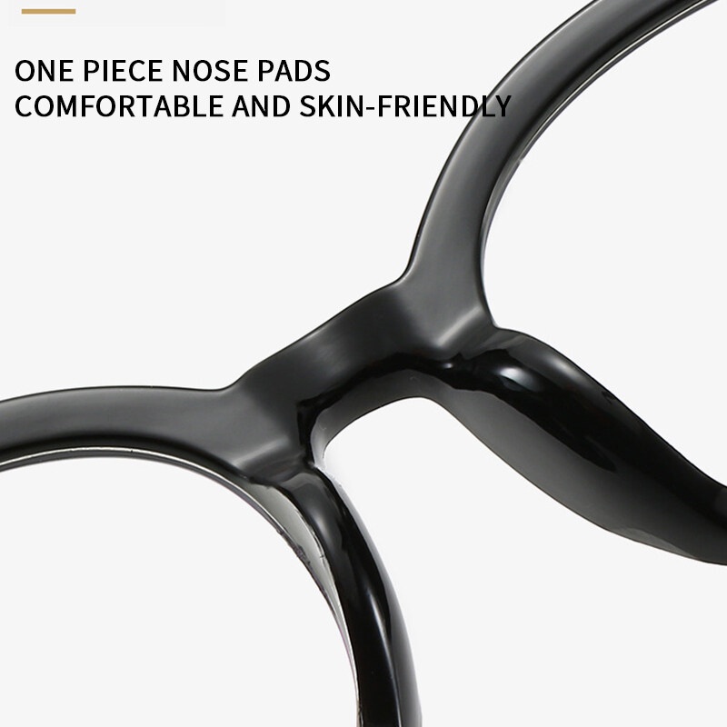 Mắt Kính Chống Bức Xạ Gọng Dày Màu Đen Cho Nữ