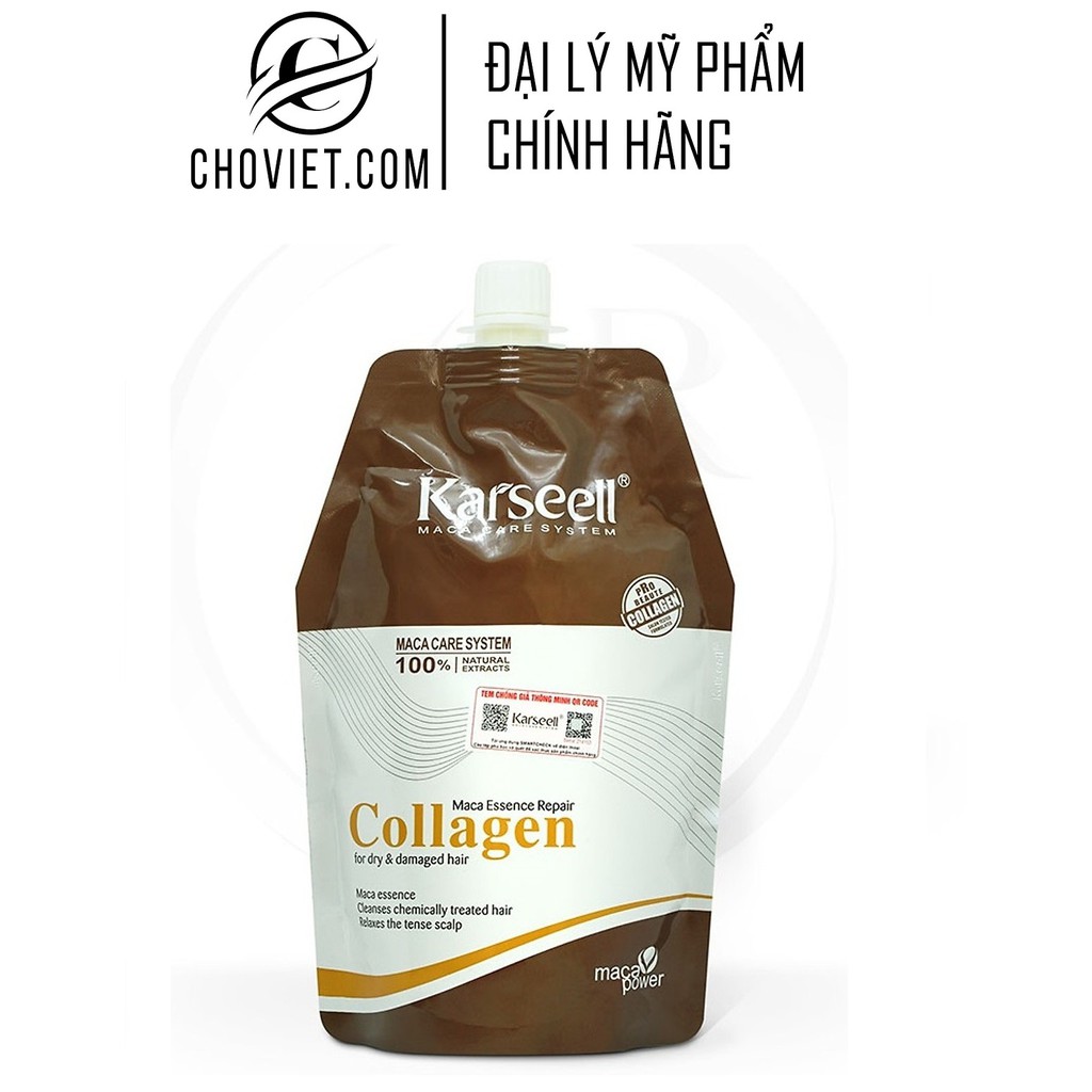 Dầu hấp ủ tóc siêu mượt Karseell Maca Essence Repair Collagen 500ml | BigBuy360 - bigbuy360.vn