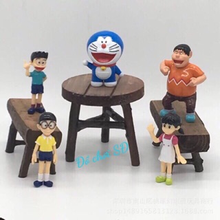 Mô hình doremon - bộ 5 con