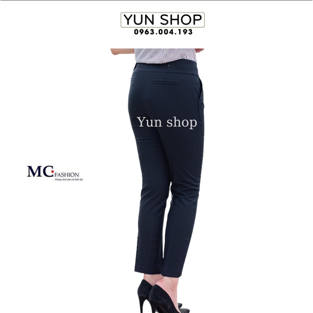 Quần Tây Nữ Lưng Cao - MC Fashion Q0248 (2 màu : đen, tím than)