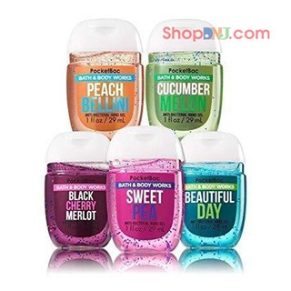HÀNG MỸ CÓ BILL MỸ - Rửa tay khô Hand Gel Bath and Body Works ( MÙI NGẪU NHIÊN )