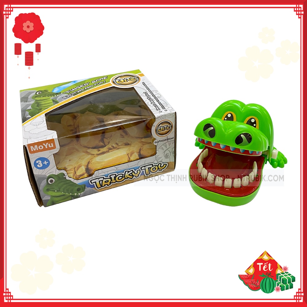 Đồ chơi CÁ SẤU CẮN TAY - trò chơi khám răng cá sâu - đồ chơi giải trí - Crocodile Tricky
