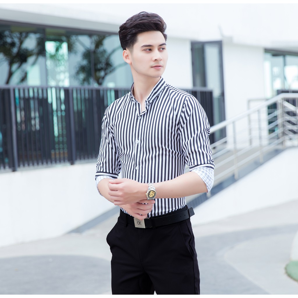 Áo Sơ Mi Nam FLASHBACKS Dài Tay Chất Vải Lụa Đẹp Thoáng Mát - Hàng Chính Hãng - trend 2021 -  AD000008 | BigBuy360 - bigbuy360.vn