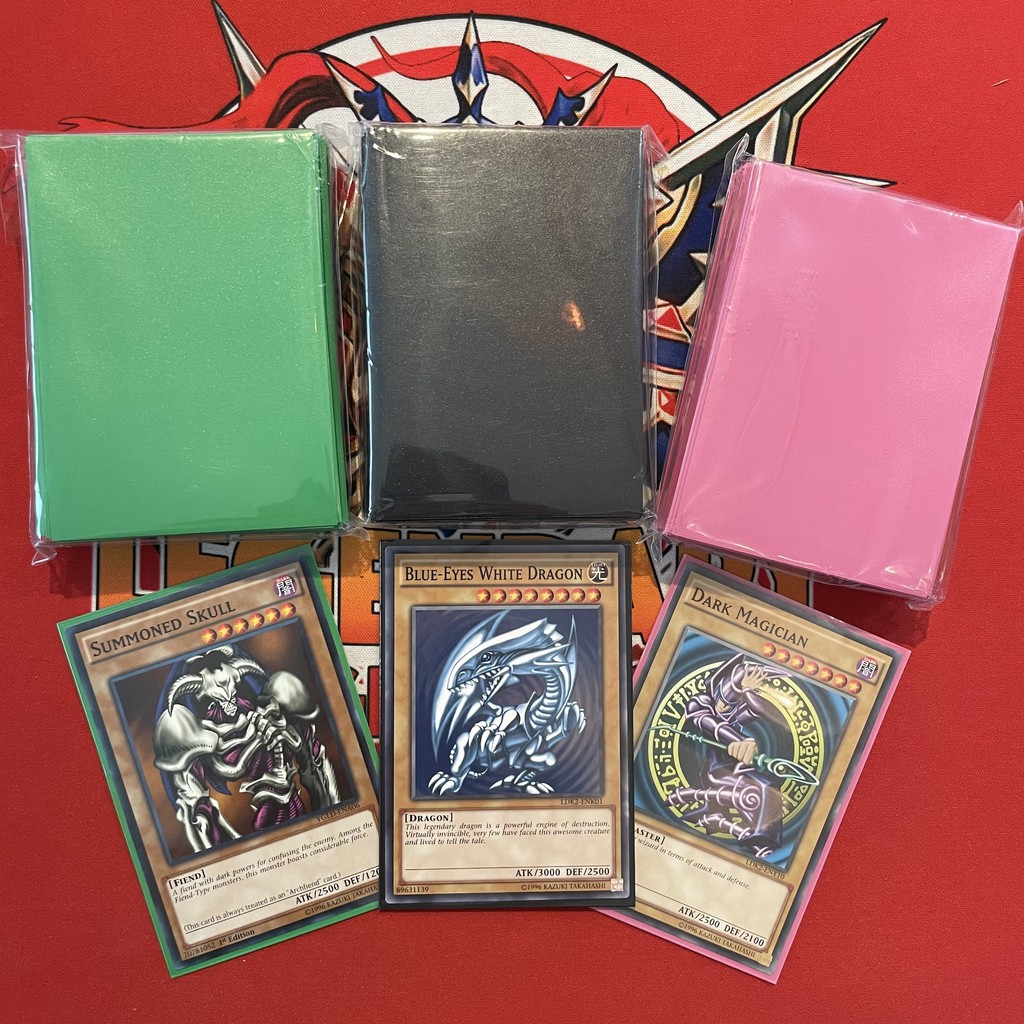 [Rẻ Nhất Thị Trường] Sleeve Bọc Bài 62*89mm - Đủ Màu Sắc Cho Yugioh, Pokemon, Vanguard - Theo Tiêu Chuẩn Chính Hãng