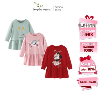 Váy đầm dài tay cho bé gái Jumping Meters HT