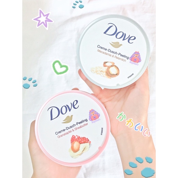 Tẩy tế bào chết body Dove Cream Dusch Peeling