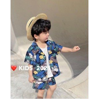 BỘ HOA LÁ VẢI ĐŨI CỰC MÁT MÙA HÈ ĐI BIỂN CHO BÉ (8-22kg)