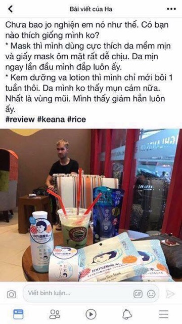 Kem dưỡng cám gạo keana nhật bản nội địa