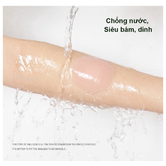 Set 10 Miếng Dán Ngực Silicon Lót Ngực Nhũ Hoa, dán Đầu Ti Siêu Mềm Mại  sử dụng nhiều lần