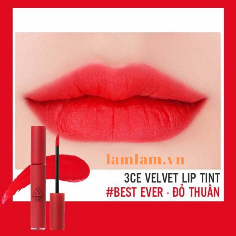 Son Kem Lì 3CE Velvet Lip Tint 4g màu #Pink Break - #Best Ever