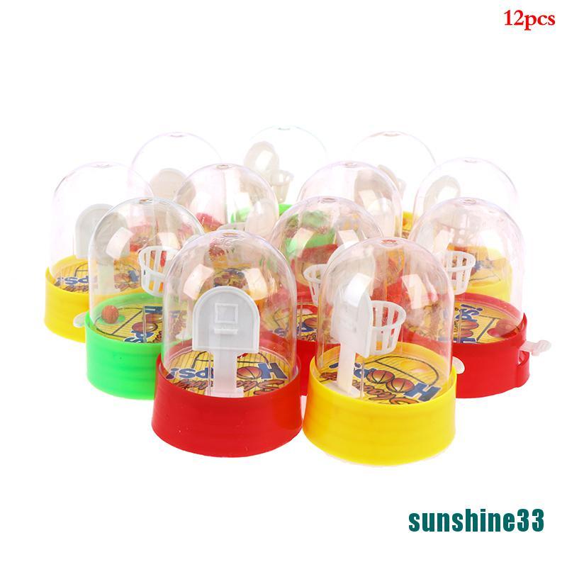 Set 12 Quả Bóng Rổ Đồ Chơi Mini Cho Bé