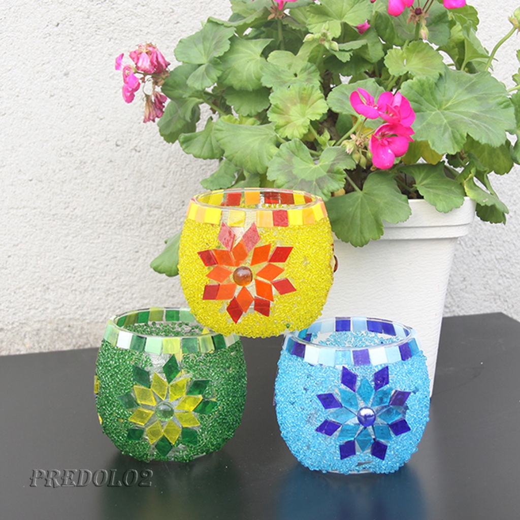 Set 2 Gạch Kính Khảm Nhiều Màu Sắc Kích Thước 10-30mm Dùng Trang Trí Nghệ Thuật