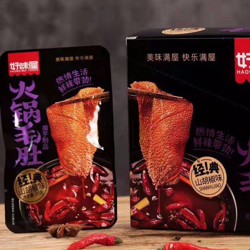 Dạ Bò Cay Tứ Xuyên Ăn Liền ăn Chay Konjac 1 gói 26gr ❤️FREESHIP❤️ Đồ ăn vặt Sài Gòn vừa ngon vừa rẻ | Dacheng Food | BigBuy360 - bigbuy360.vn