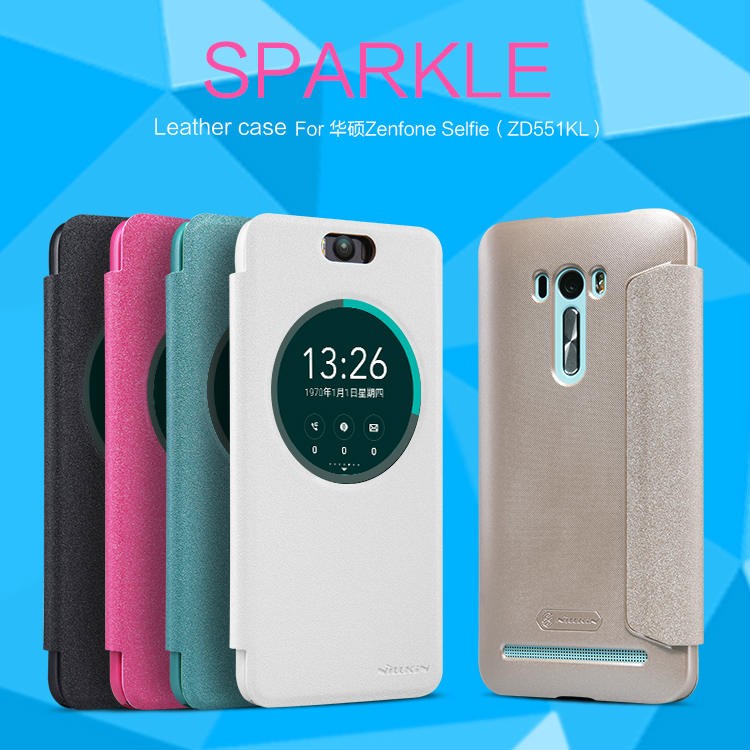 Bao da Zenfone Selfie ZD551KL Nillkin Sparkle chính hãng giá rẻ