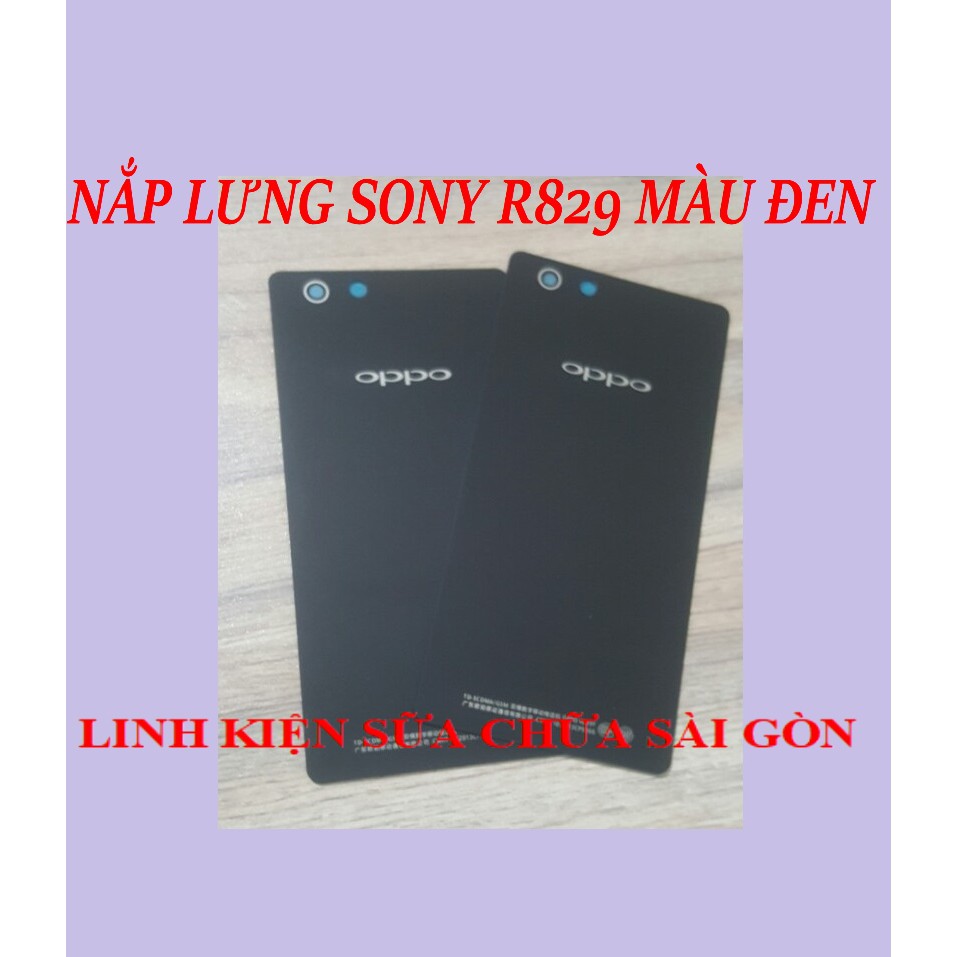 NẮP LƯNG OPPO R829 MÀU ĐEN