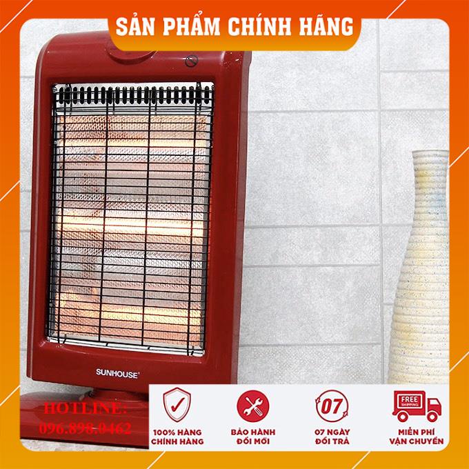 Máy Sưởi Sunhouse HALOGEN 3 bóng - Máy Sưởi Ấm Phòng Ngủ, Quạt Sưởi - Đèn Sưởi Sunhouse 1000W [CHÍNH HÃNG - FREESHIP]