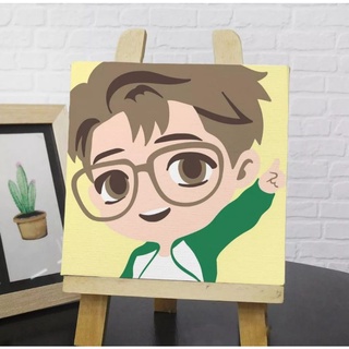 Tranh tô màu số hóa chibi BTS Dynamite