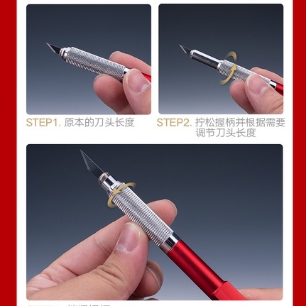 Hobby Mio: Bộ dao trổ HMK-01 kèm hộp 30 lưỡi dao