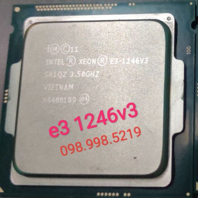 Cpu Intel xeon e3 1246v3 socket 1150