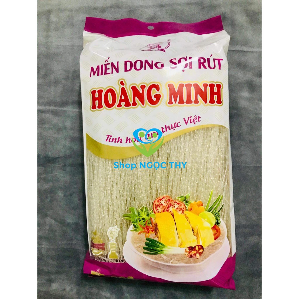 Gói 500gr Miến dong sợi rút Hoàng Minh, miến dai nấu không nở