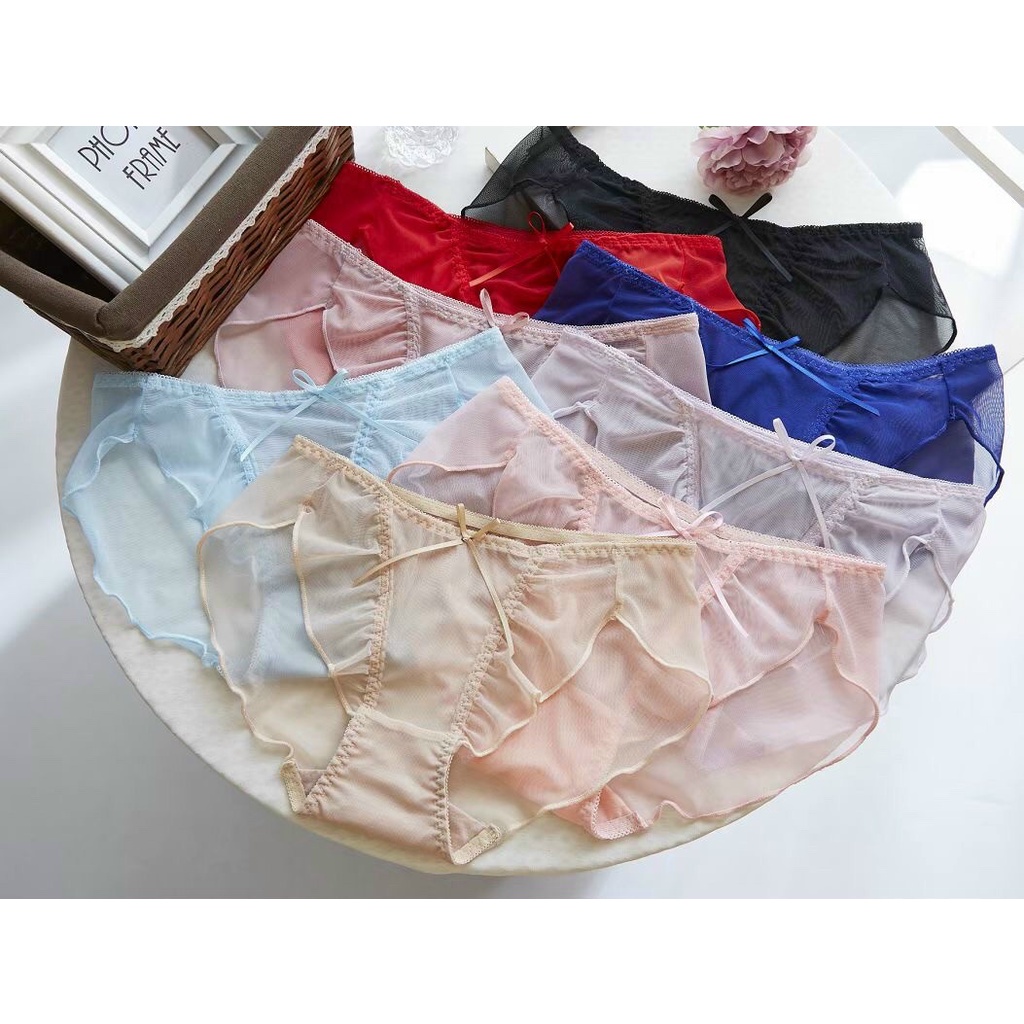 Combo 5 quần lót nữ voan bèo 0346
