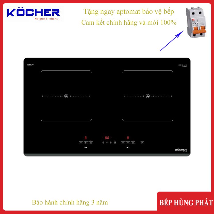 Bếp từ đôi Kocher DI-633 Chế độ nấu liu riu