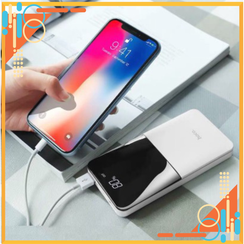 ✔CHÍNH HÃNG✔Pin Sạc Dự Phòng 10000mAh/20000mAh 2 cổng sạc in/out -Hoco J42 High power {BẢO HÀNH ĐỔI MỚI} hana.case