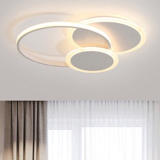 Đèn ốp trần chung cư mica cao cấp 3 chế độ mo-956-20, mo-957-20 al