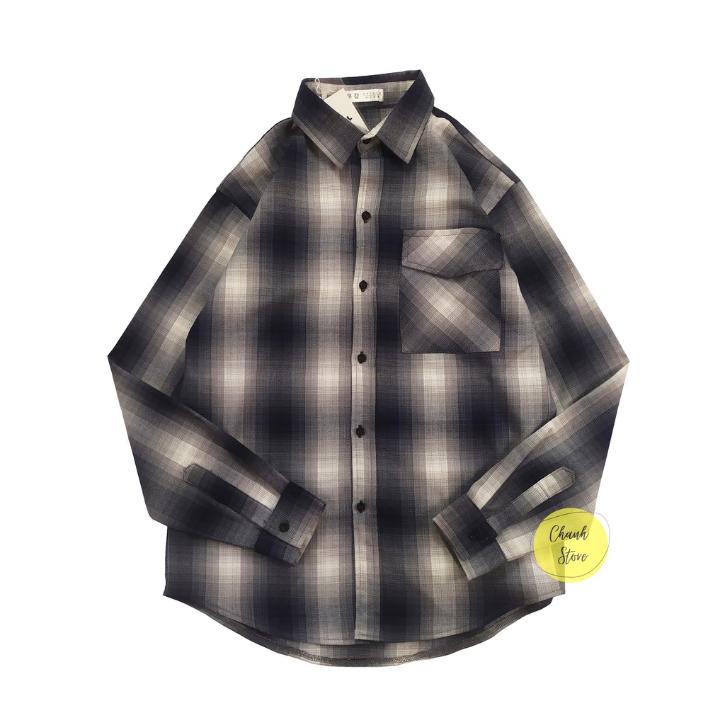Áo Sơ Mi Flannel Nam Kẻ Caro Cao Cấp Dài Tay - Ảnh Thật | BigBuy360 - bigbuy360.vn