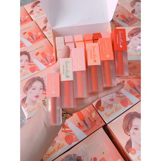 Son tint Sweet Lips trái cây, Son tint trái đào Thái Lan, Son tint - Hàng nội địa chuẩn Thái