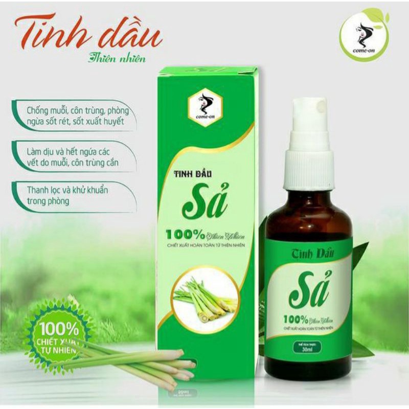 TINH DẦU SẢ Java nguyên chất 30ml