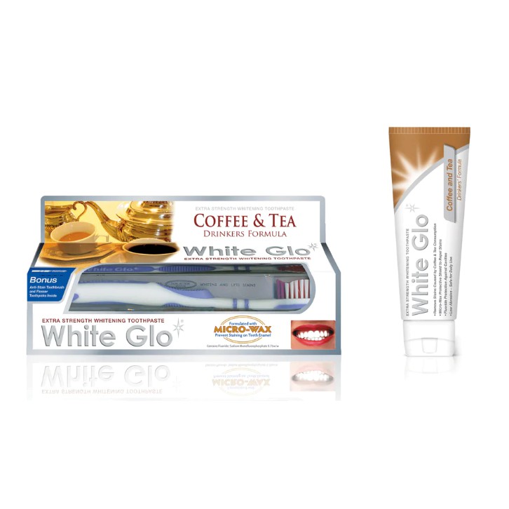 [Chính hãng] Kem đánh răng dành cho người uống trà và cà phê White Glo 150g