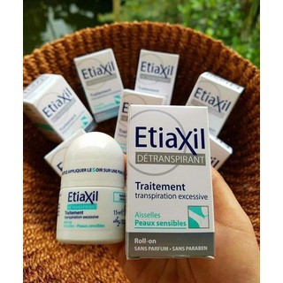 Lăn Khử Mùi Cho Da Nhạy Cảm Etiaxil Détranspirant Traitement Lọ 15ml