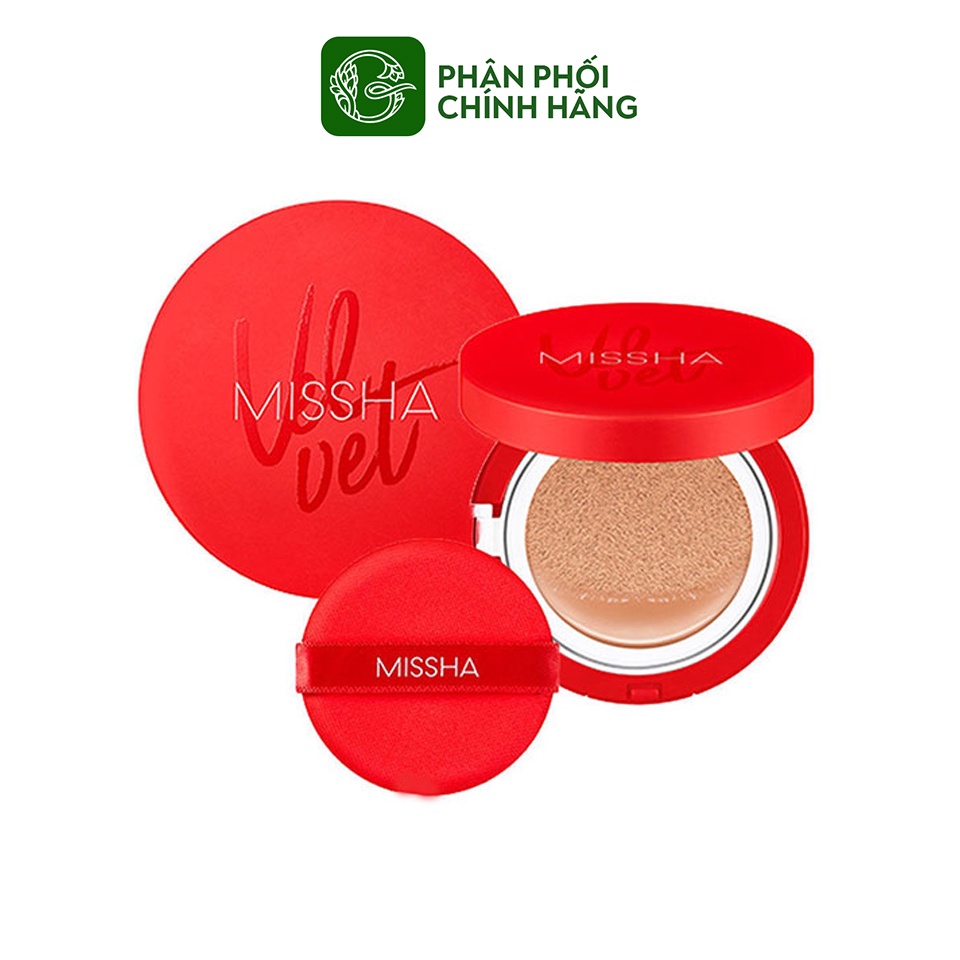 Phấn nước Missha Velvet Finish Cushion SPF50+/PA+++ 15gr