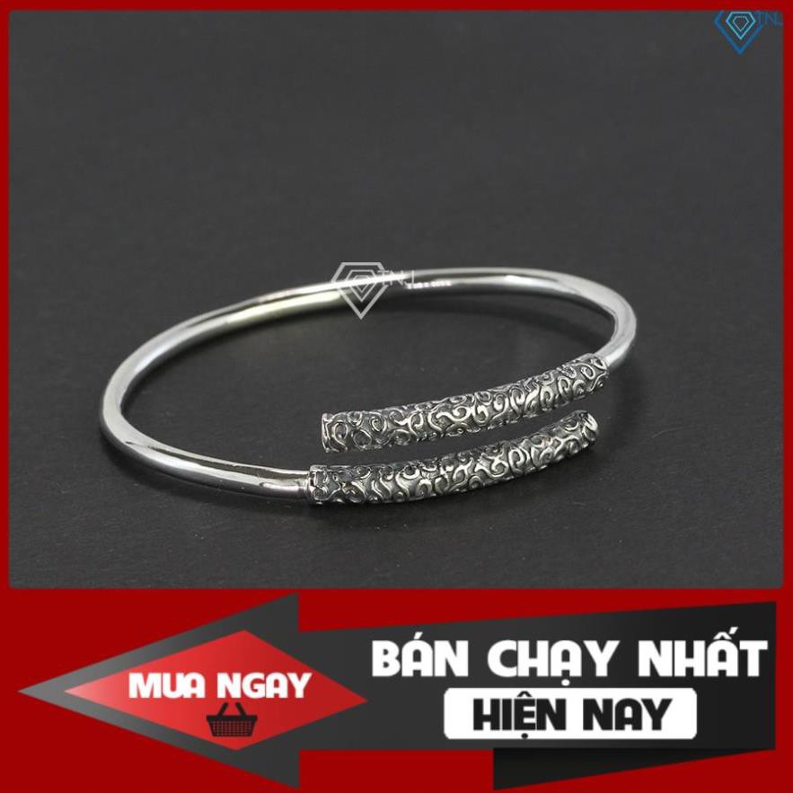 Lắc tay bạc nam gậy như ý xi bạc thái cá tính LTA0005 - Trang Sức TNJ