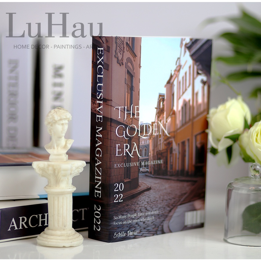 Mô hình sách giả decor phụ kiện chụp ảnh trang trí cửa hàng