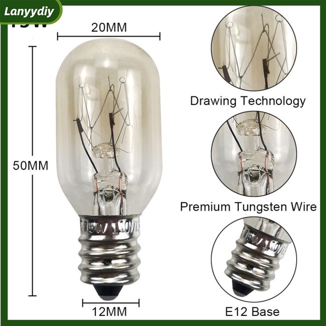 Bóng Đèn Led E12s 110-130v 15W Siêu Sáng Dùng Cho Máy May