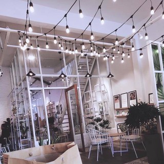 [HÀNG ĐẸP - LOẠI TỐT] Combo dây + bóng E27 đèn thả ngoài trời chiếu sáng trang trí ngoài trời