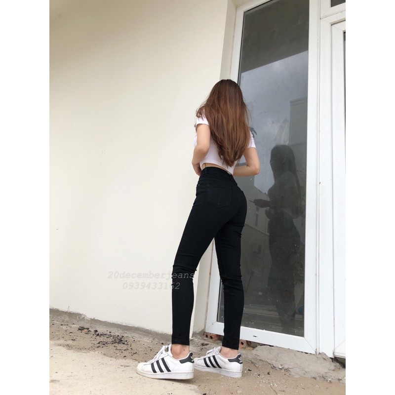 Quần Skinny đen ôm, trơn nữ 20DECEMBERJEANS mã 991 | BigBuy360 - bigbuy360.vn