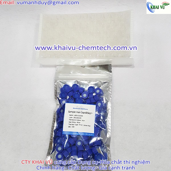 Combo 100 chai thủy tinh Vial Nâu - Trắng 2ml kèm Nắp vặn dùng đựng mẫu sắc ký HPLC hãng Membrane Solution Mỹ