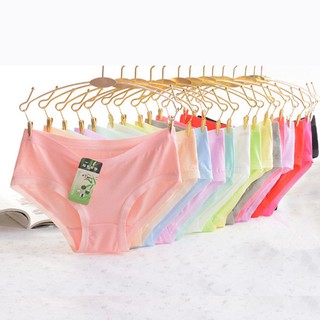Quần lót cotton màu trơn thời trang cho nữ
