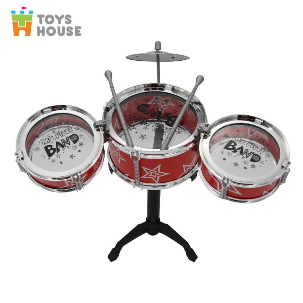 Đồ chơi trống cho bé - Bộ trống Jazz Drum âm nhạc hãng Toyshouse 3303