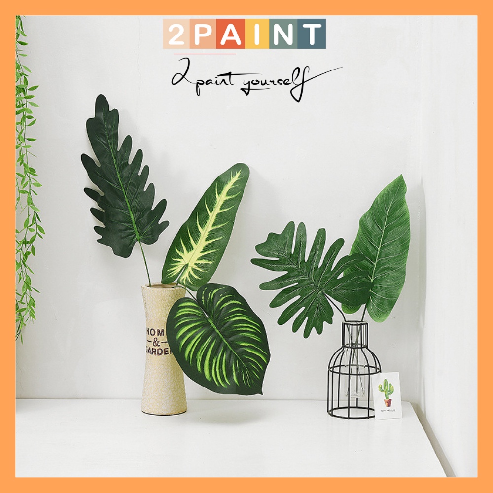 Lá Giả Trang Trí Bạch Đàn Decor Bình Và Lọ, Phụ Kiện Chụp Ảnh Phong Cách Bắc Âu 2Paint
