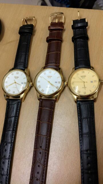 ĐỒNG HỒ NAM SKMEI M868 DÂY DA CAO CẤP ĐẠT CHUẨN CHỐNG NƯỚC | BigBuy360 - bigbuy360.vn