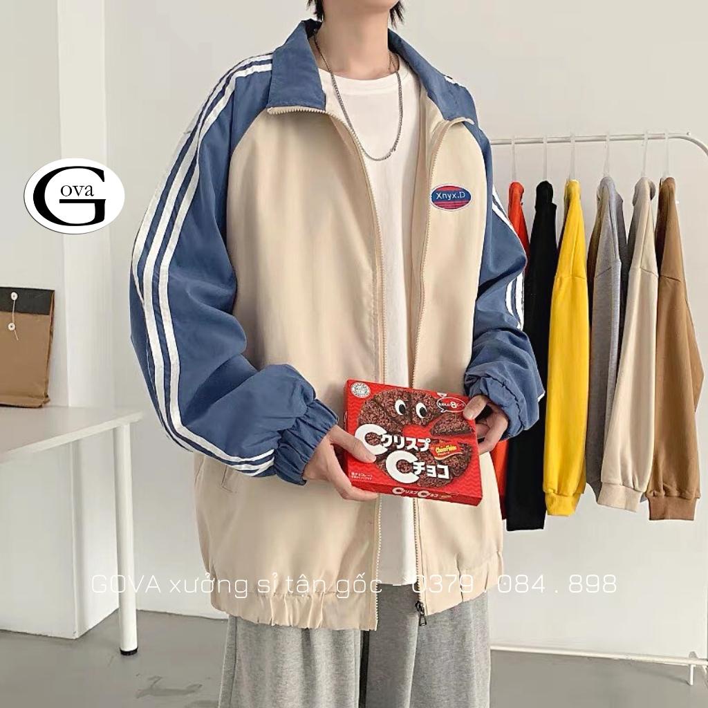Áo Khoác Dù XYNX.D 2 Lớp Form Rộng Nam Nữ Unisex, Áo Gió Bomber Bóng Chày Chống Nắng Ulzzang GOVA