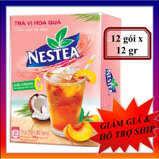 Nestea - Nestea Trà vị hoa quả hộp 144gr (12 gói x 12gr)