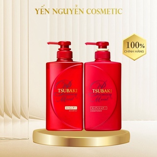 Bộ Gội Xả Dưỡng Tóc Bóng Mượt Tsubaki 490ml